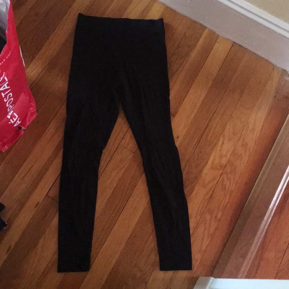 Black high waisted leggings